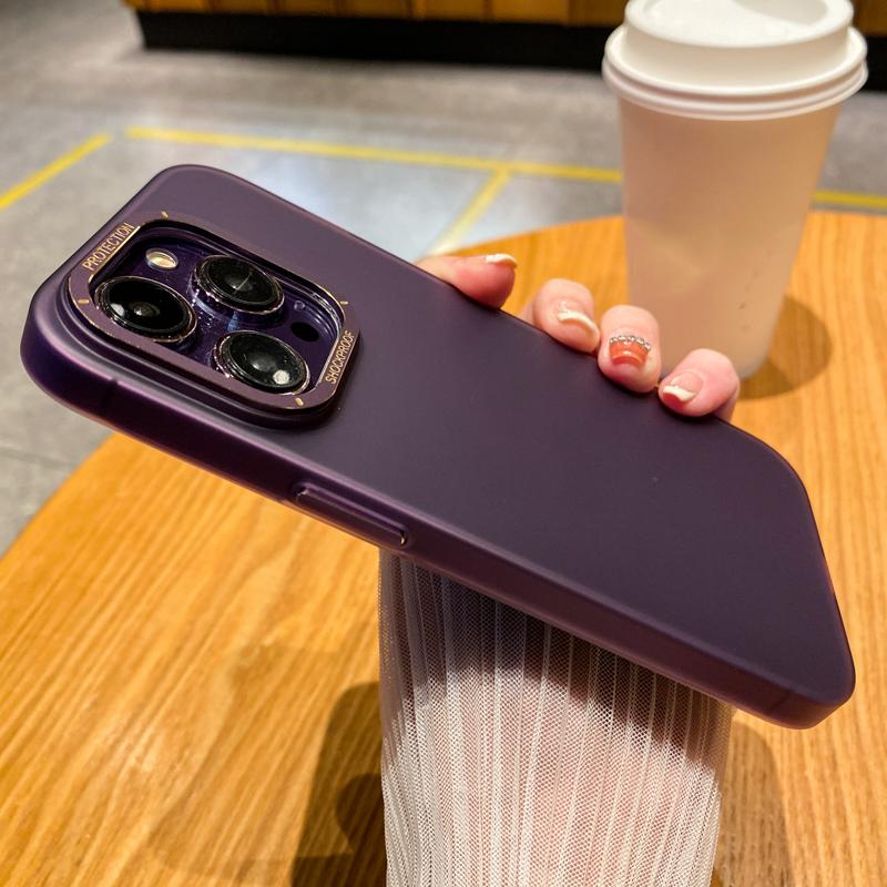 Shockproof Metal Camera Frame Case For Iphone 14 Pro Max 13 12 Pro Max Armor Matte Transparent Back Cover For Iphone 14 Cases