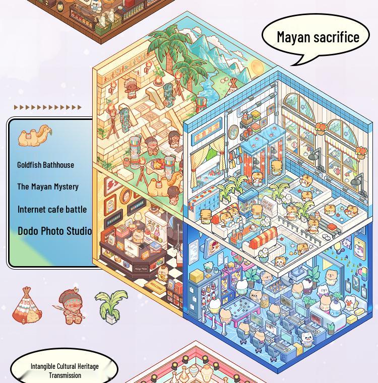 Tirador Cottage Girl Scary Scene Stickers: DIY Journal & Toy Collection