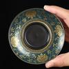 Set de ceai chinezesc Cești de ceai Gaiwan clasice Tureen din argilă neagră 180ml Capac Bol Farfurioară Ceai preparat manual tradițional Ceașcă de ceai