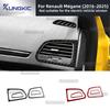 Innenaufkleber im Carbonfaser-Stil für Renault Megane 4 2016 2017 2018 2019 2020 2021 2022 2023-2025 Innenverkleidung