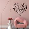 1pc Cute Customized Name Love Vinyl Decals Wall Stickers for Living Room Decor Wall Decoration Murals