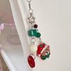 Resin Gingerbreads Man and Bear Phone Chain Keychain Phone Lanyard Keyrings Pendant for Fashionable and Practical Use