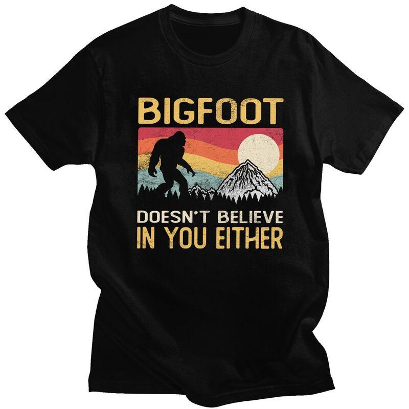 

Custom Bigfoot Doesnt Believe In You Either T Shirts Men 100% Cotton Tee Tops Tshirt Short Sleeve T-shirt - Men s Summer Cott... S