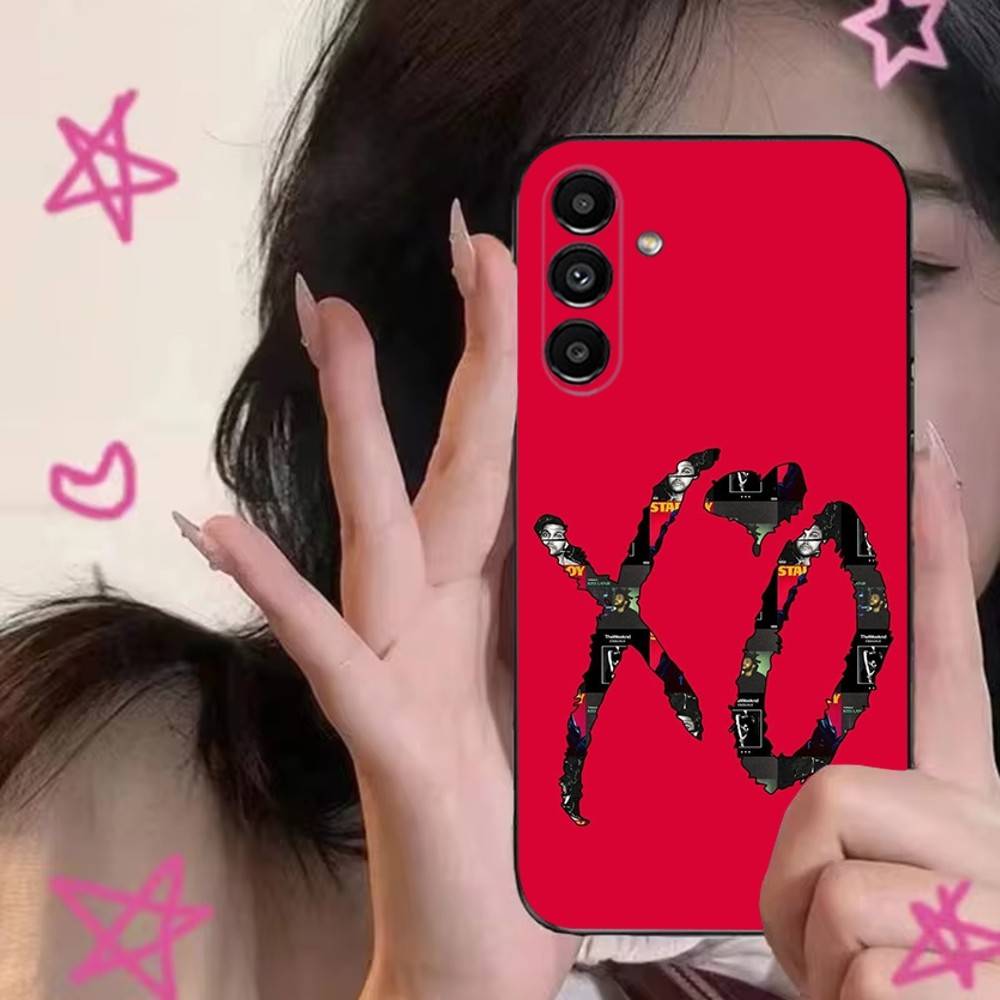 The W-Weeknd Phone Case For Samsung S24,S21,S22,S23,S30,Ultra,S20,Plus,Fe,Lite,Note,10,9,5G Black Soft Cover