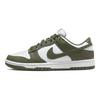 Nike Dunk Low Medium Olive Women Sneakers Green White DD1503-120