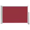 VidaXL Retractable Patio Side Awning 60x300 Cm Red