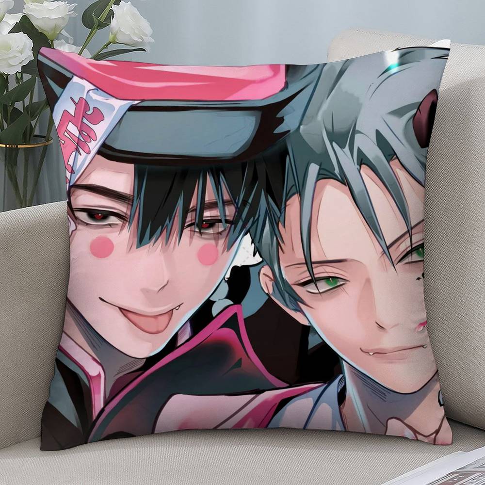 Anime Alien Stage Ivan Till Pillow Case Short plush Double-sided Print Square Throw Pillow Covers Sofa Home Cushion Decor