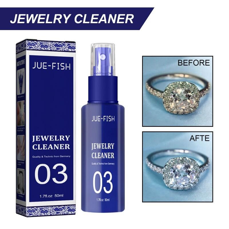 Jue Fish Jewelry Cleaner Multi-purpose Solution For Diamonds Necklaces And Gold Shine