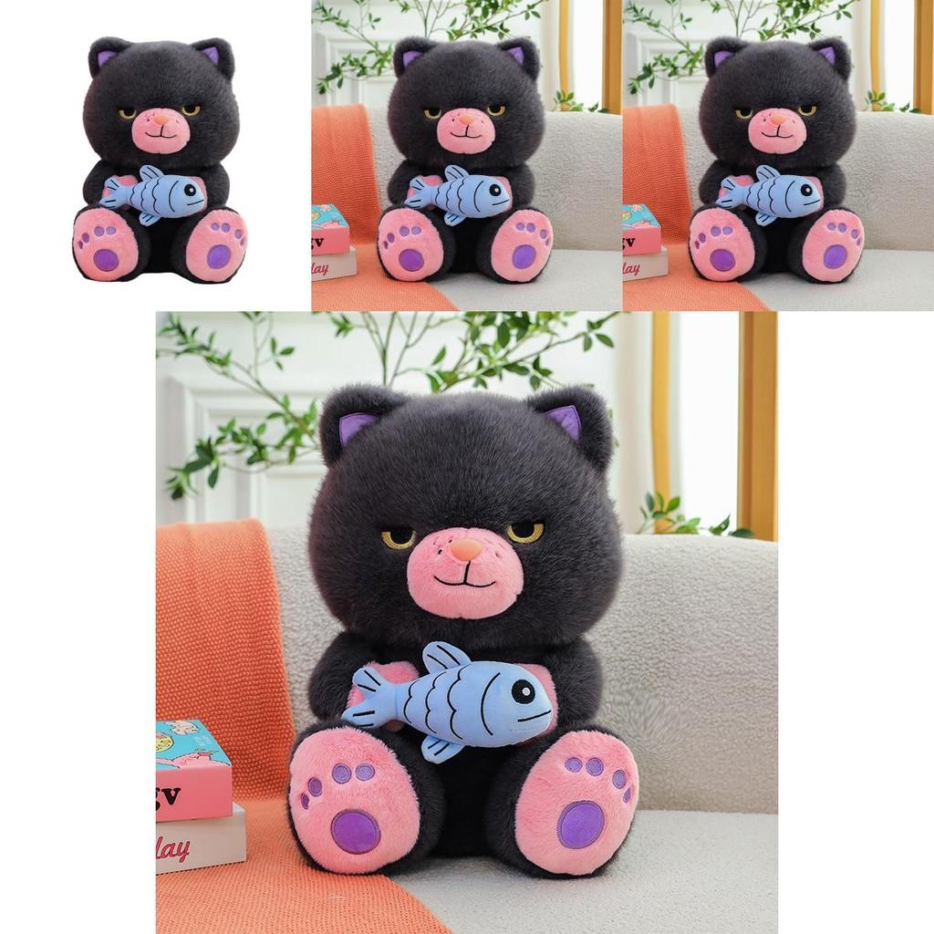 Cute Demon Meow Meow Plush Toy Cat Animal Doll For Kids And Collectors