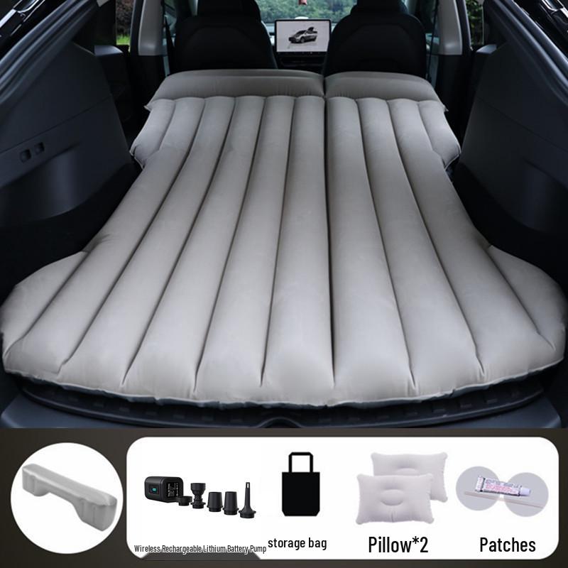 Tesla Model Y/3 Rear Seat Inflatable Mattress - Foldable Car Sleeping Pad