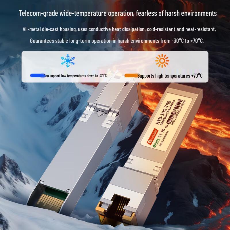 netLINK 10G SFP+ Optical to RJ45 Ethernet Converter Module