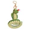 Handmade Lovely Snake Plush Keychain Charm Pendant Craft with Sturdy PP Cotton for Soft and Comfortable Feel Use