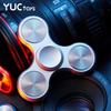 Aluminum Alloy Hand Spinner Edc Heptagonal Electroplate Hybrid Autism Adhd Kid Toy Finger Gyro Metal Bearing Relieve Stress Gift