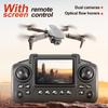 NUOVO Drone E88 Controllato da Schermo Telecomando con Display Quadricottero Flusso Ottico Doppia Fotocamera Aereo per Fotografia Aerea