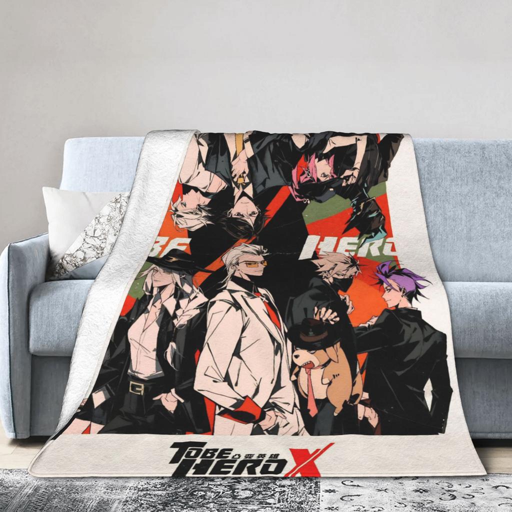 To Be Hero-X Snap Mode-Decke Anime Cartoon Flanell Neuheit Warmer Überwurf Mode-Decke für Bett Sofa Frühling/Herbst Auto