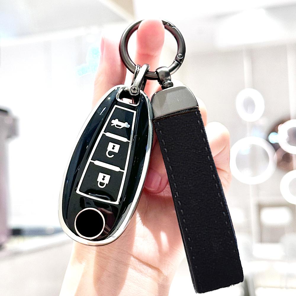 For Suzuki Vitara Swift Ignis Kizashi Sx4 Baleno Ertiga Soft Tpu Car Remote Key Fob Shell Cover Case Holder