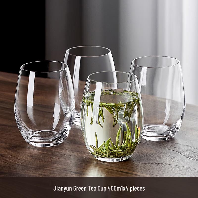 

Changqi Crystal Glass Tea & Juice Cups (Set of 4)