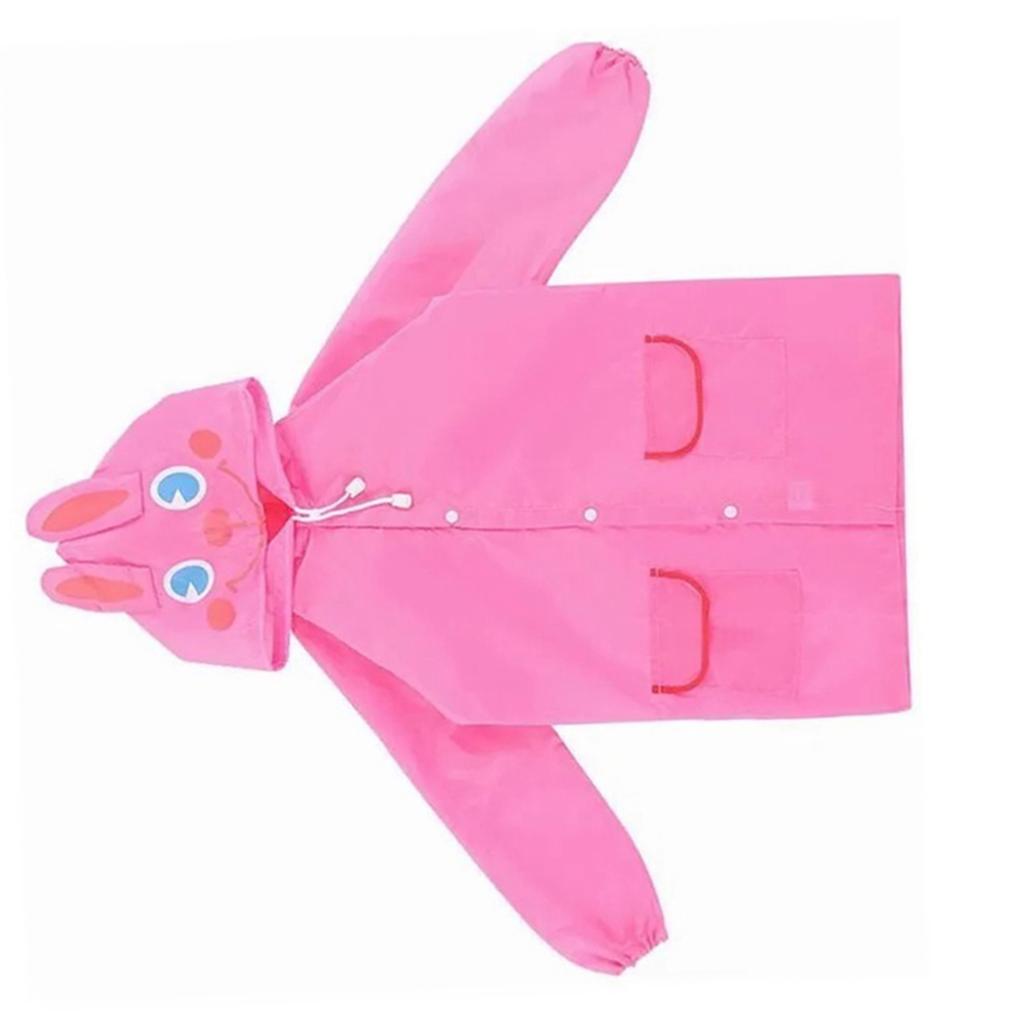 Cute Cartoon Boys Girls Waterproof Raincoat Rain Coat Kids Children Rain Suit for Height 90cm To 130cm