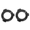2Pcs LED Headlight Base Holders Low Power Professional Design Small Compact Headlight Bulb Base