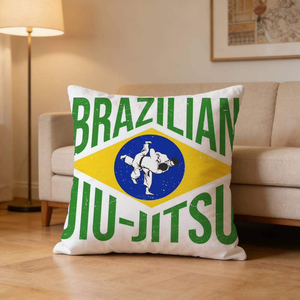 Bjj Brazilian Jiu Jitsu Pillow Case Cushion Cover Throw Pillow Case For Car Sofa