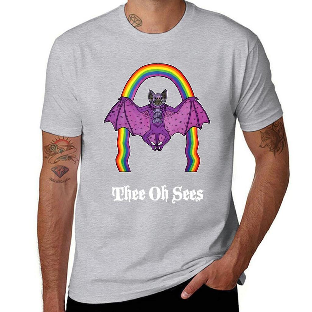 Thee Oh Sees 2 Lustiges T-Shirt für einen Jungen süße Kleidung übergroße schmal geschnittene T-Shirts für Männer