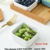 Nordic Ceramic Compartment Snack & Dessert Plate with Lid