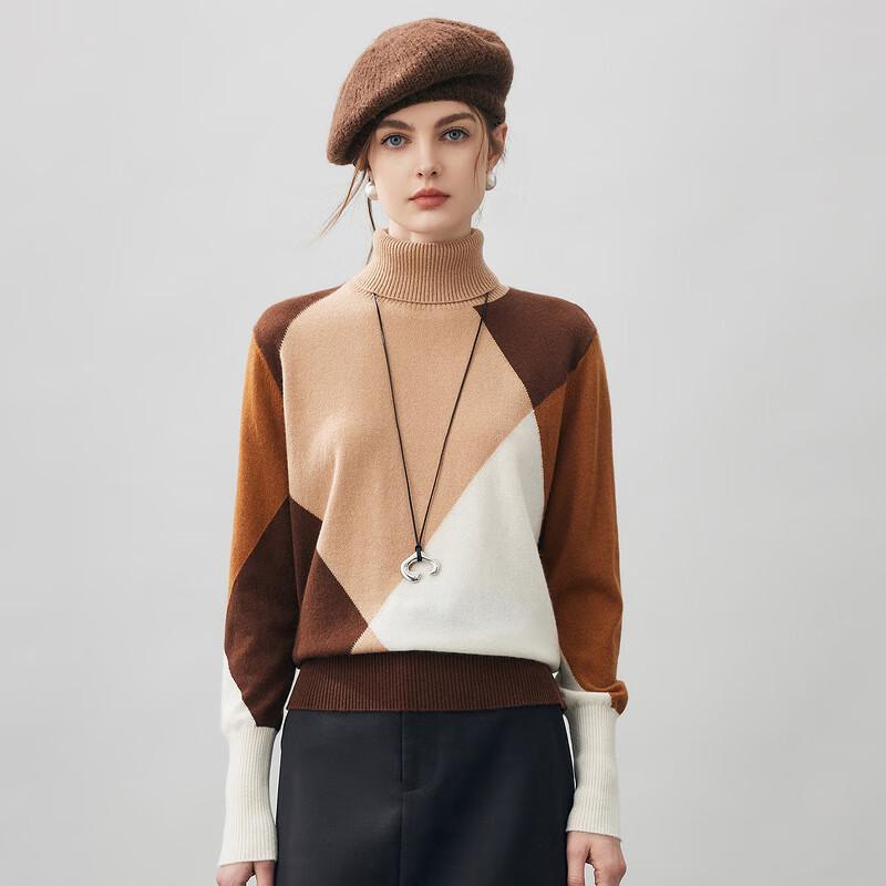 Komom Boca 2025 Cashmere Color Block Sweater