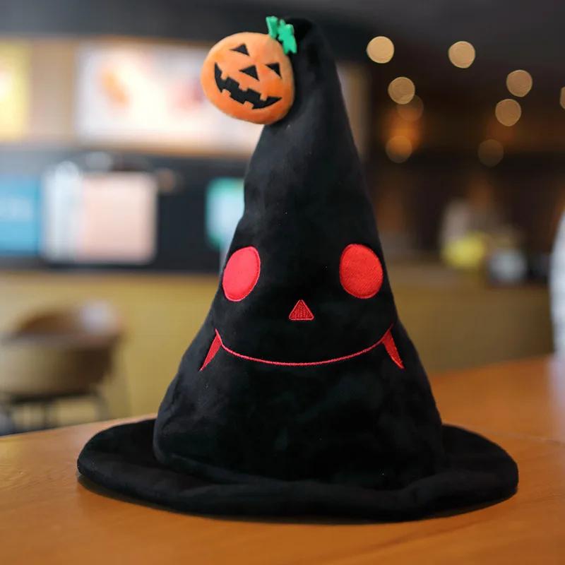 Halloweenský dýňový klobouk Halloweenské párty dekorace Kreativní postavy Doplňky k čarodějnickému kostýmu Párty klobouk