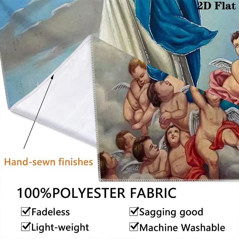 Virgin Mary Pattern Home Decor Tapestry, Wall Hanging, Decorative RV Wall Cloth.SGT0917477