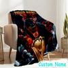 Custom Name Ahly Logo Design Flannel Blanket Seasonal Universal Blanket For Indoor/outdoor, Perfect For Bedroom Sofa birthday gifts