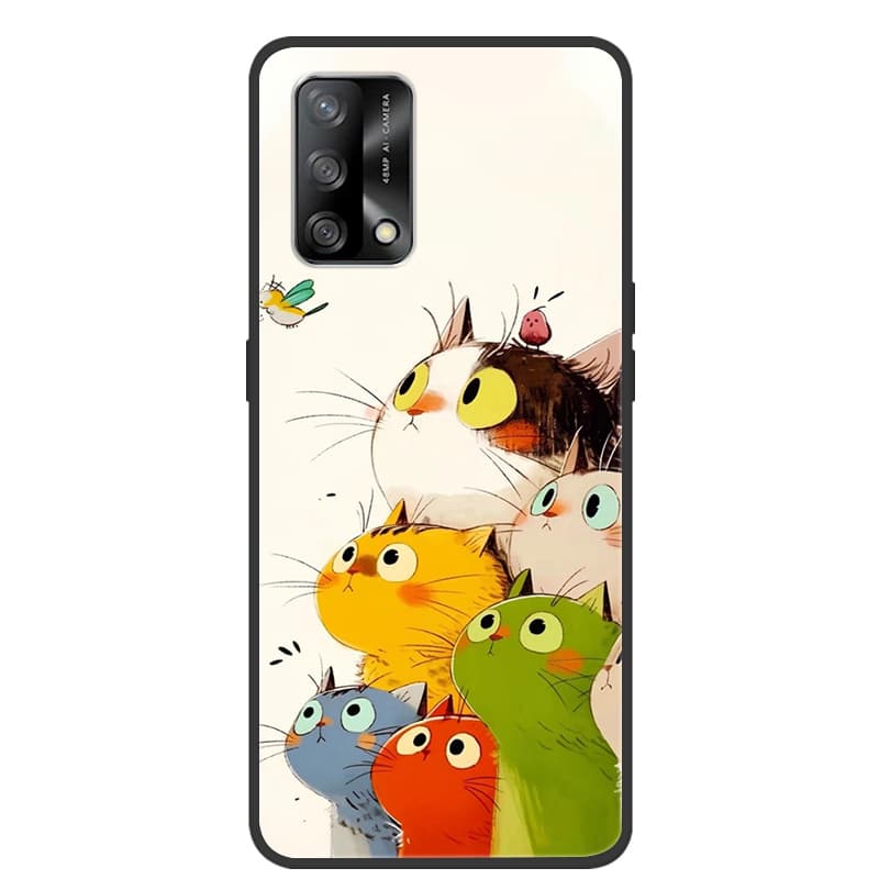 For Oppo A74 4G Case CHP2219 Funda Soft Silicone Cartoon Phone Case For Oppo A74 5G OppoA74 A 74 Cover Fundas Bumper Coque Capas