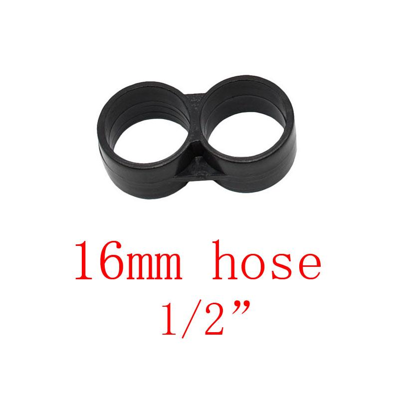 

wxrwxy Drip irrigation tape 1/2 hose end plug Folding ring waterstop adapter 3/4 hose end handicap irrigation plug 12pcs