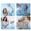 Aluminum Alloy Magnetic Multi-functional Desktop Phone Holder for Travel and Live Streaming