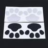 Dog Footprint PVC Door Mirror Car Stickers Windshield Decals Autos Window Decal Footprint Sticker