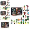 Calendar de Advent Acrilic Italian Brainrot Cu Figurine Personaj Pentru Decor de Sărbători
