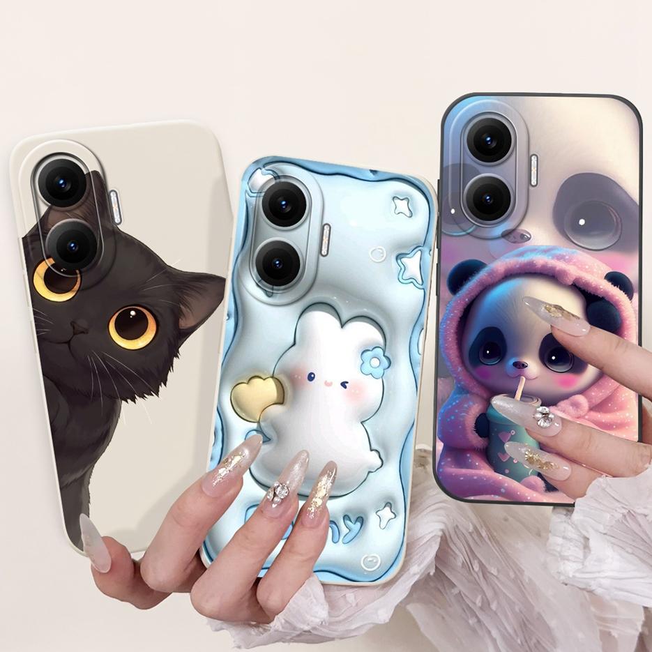 Für Xiaomi Poco F7 Hülle Redmi Turbo 4 Pro 5G Lustige Cartoon Hülle Weiche TPU Handyhülle Für Xiaomi PocoF7 Redmi Turbo4 Pro 5G Schale