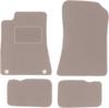 Beige Velour Floor Mats For: Mercedes SL R129 Roadster (1998-2002)