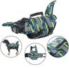 Pet Life Jacket Medium To Large Dogs Swimming Vest With Reflective Stripes Adjustable Hook-and-Loop