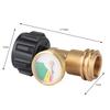 Adattatore in Ottone 250 PSI Manometro Pressione Gas BBQ
