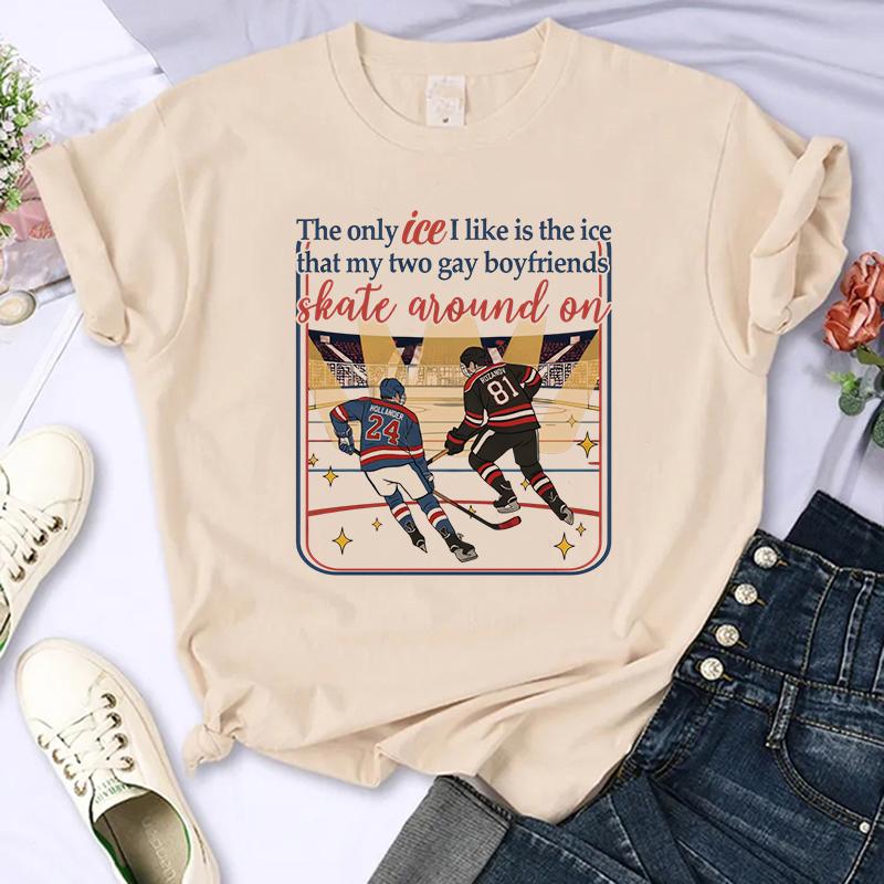 Casual Gothic Tees Tops Unisex Graphic Vintage Tshirt Heated Rivalry Print Crew Neck Sleeve T Shirt Clothes Aesthetic Clothes