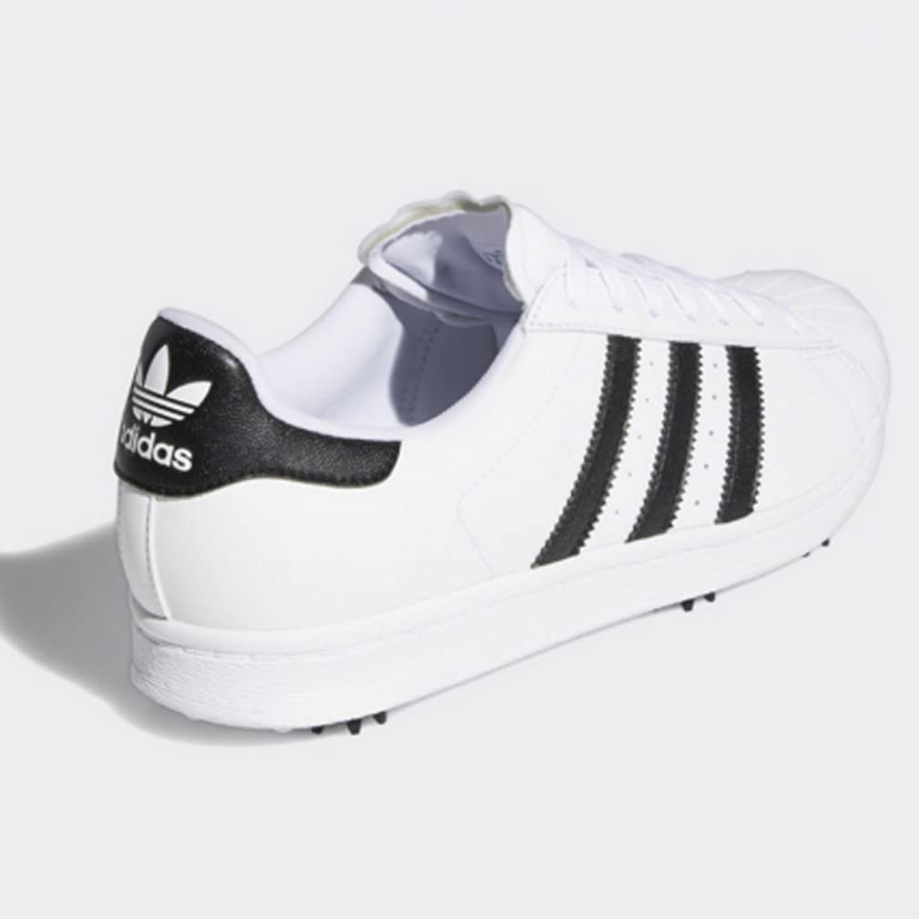 Golf Shoes Shoelace Spike Shoes Originals SS 80S Golf Golf Shoes LLA65 White X Black [Adidas] 25.0
