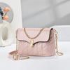 Fashionable Lock Buckle Chain Shoulder Bag Women's New 2026 Luxury Sensation Lightweight Crossbody Bag Womens Underarm Bag