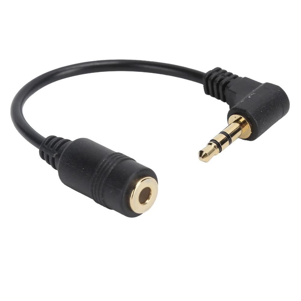3-Pin 3,5mm Stecker auf Buchse 90 Grad Winkel Kabel Plug & Play Audiokabel für Audiogeräte