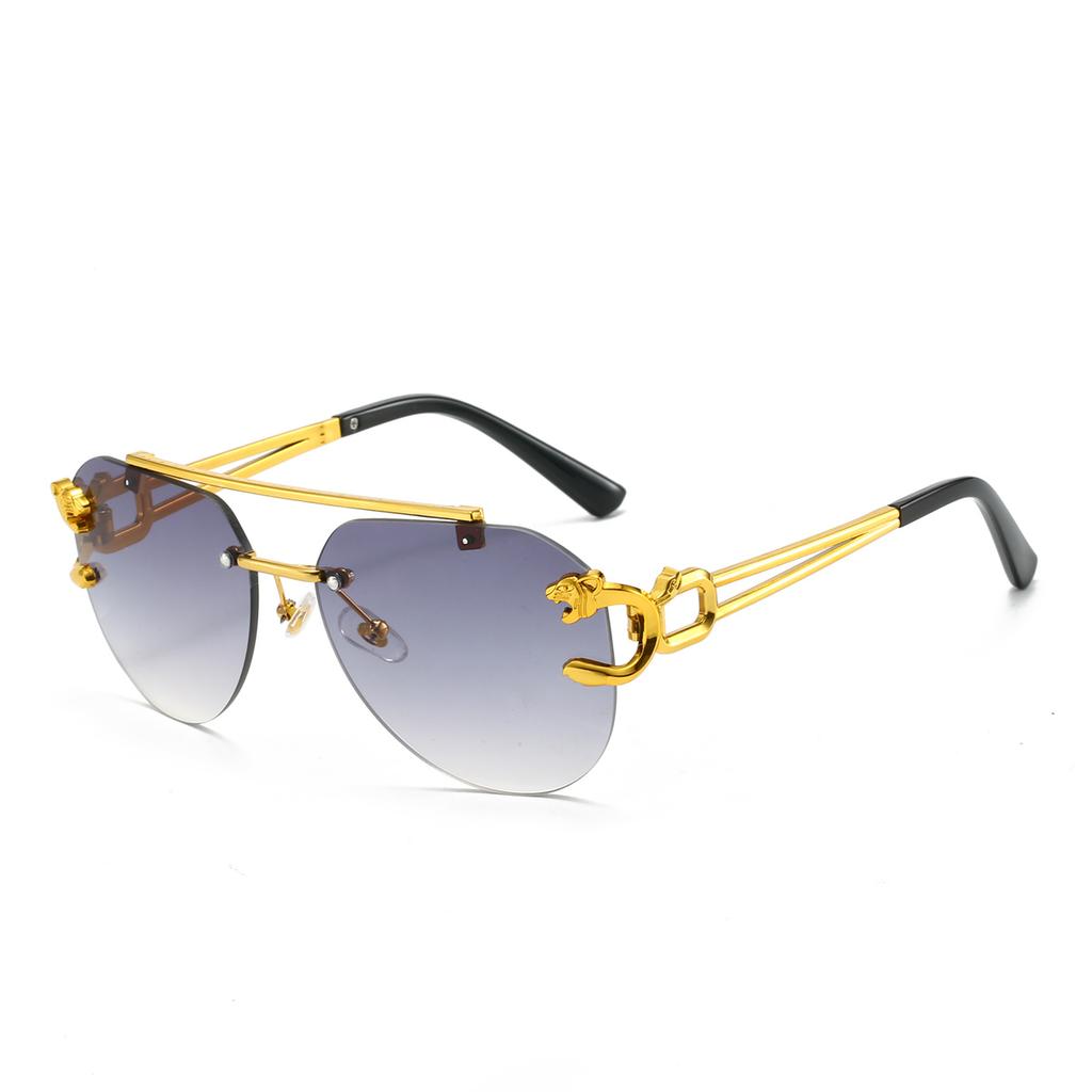 New In Pilot Decor Sunglasses Women's Trendy Vintage Driving Anti UV Shades Fashion Luxury Brand Designer Sun Glasses