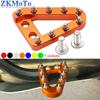 Motorcycle Rear Foot Brake Pedal Lever Step Tip Plate For KTM SX SXF -XC XCF XCW EXC Husqvarna TC TE FC 125 150 250 350 450 500