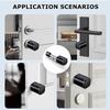 Smart Electronic Door Lock APP/ Password/ Card/ Key/Fingerprint Unlock Tuya TTLock APP Smart Adjustable Cylinder Lock for Home
