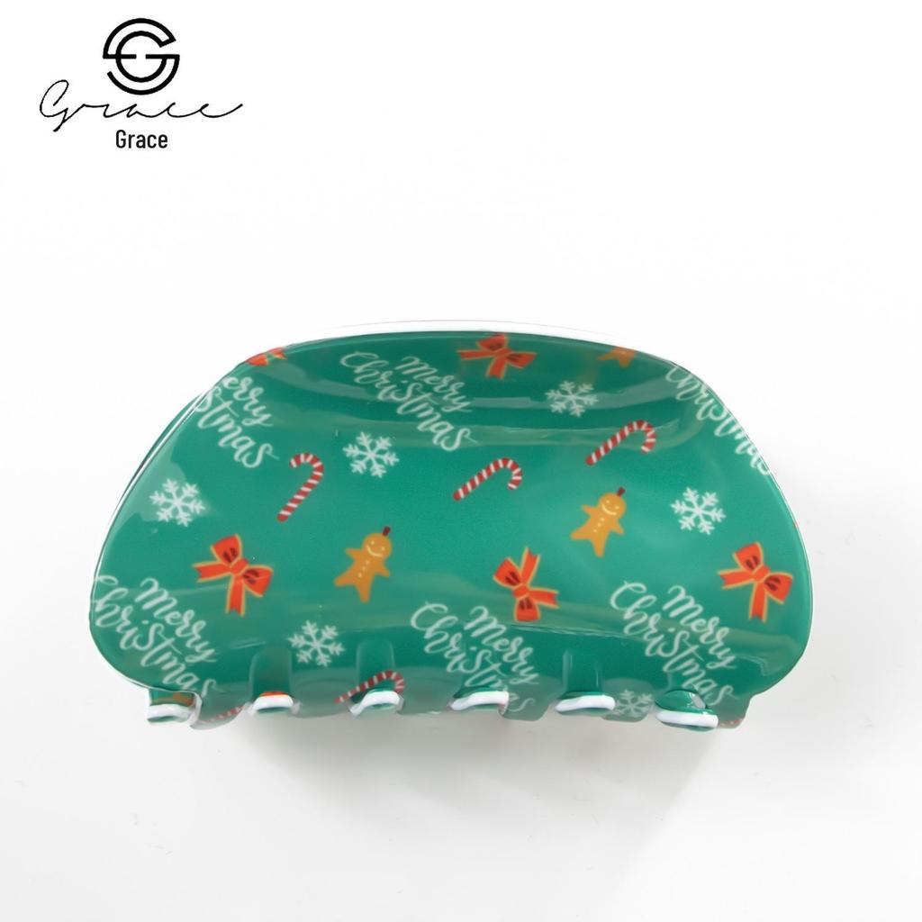 2025 Holiday Cartoon Claw Clip - Cute Christmas Hair Accessory