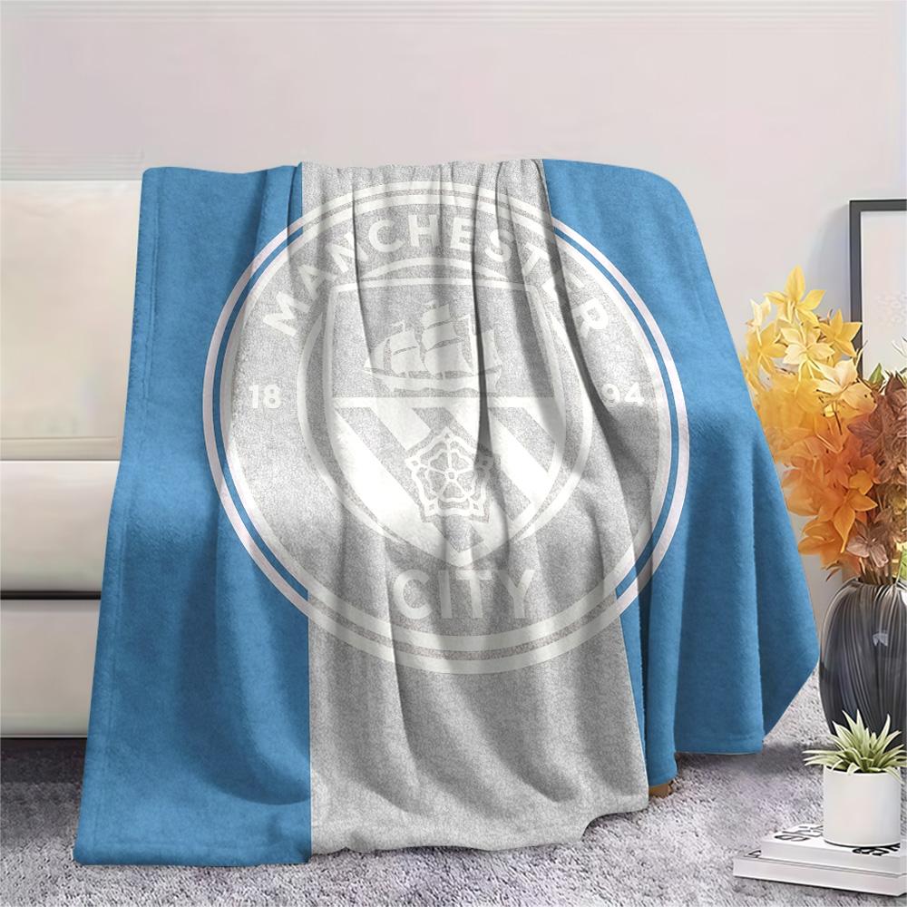 Manchester City Football Club3 Flannel Blanket, High quality Comfortable for All Seasons, Home Decor, Warmth and Comfort