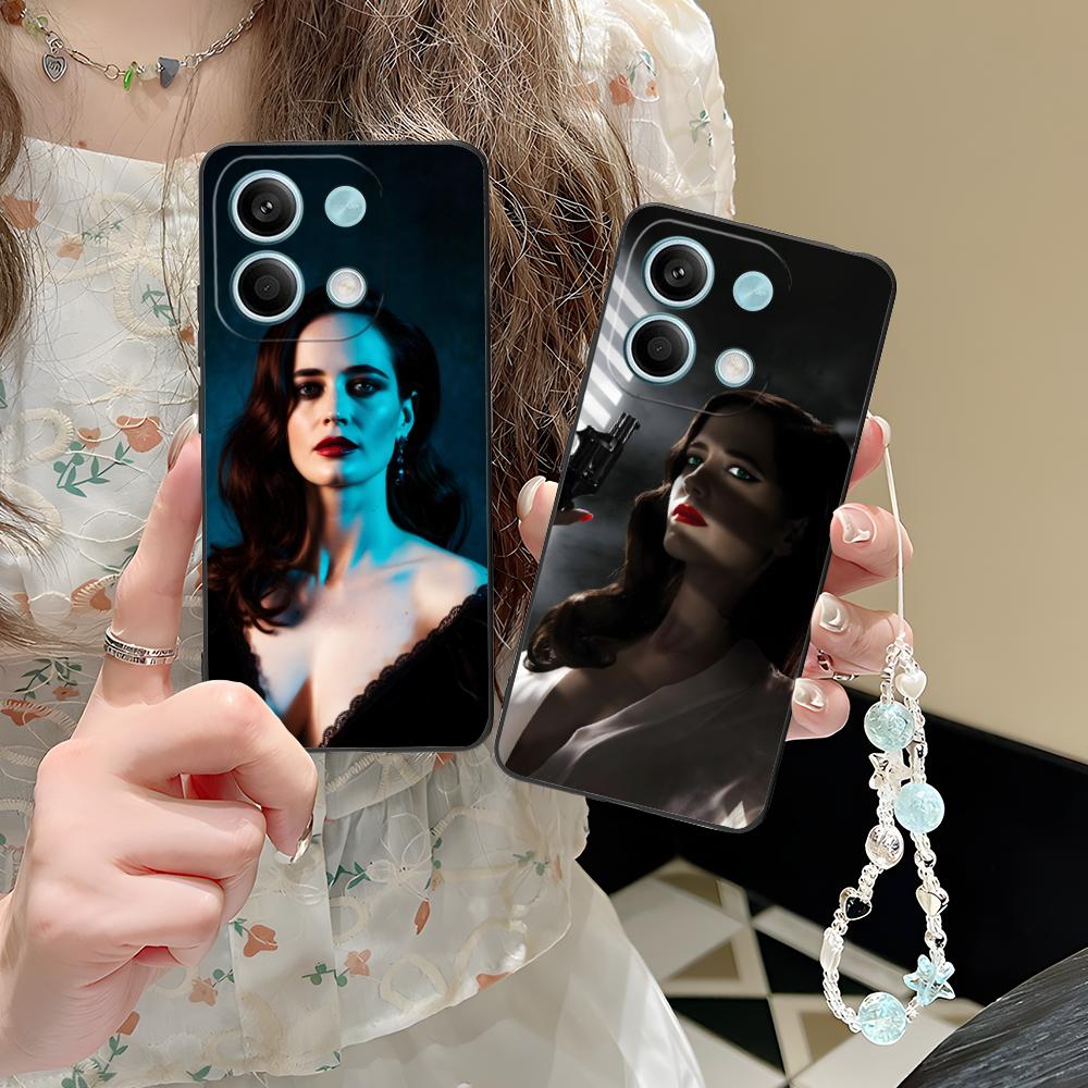 Eva Green Matte TPU Mobile Phone Case for POCO F8 F7 F6 F5 F4 F3 F2 Pro GT C75 C71 C65 C61 C40 Pro Ultra Colorful Cover