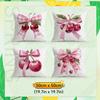 Bow Cherry Pattern Pillowcase Printed Polyester 40/45/50Cm Throw Pillowcover Decorative Sofa Cushion Pillowslip Home Decor